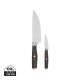 Picture of VINGA TARA RCS RECYCLED STEEL CHEFS SET in Steel, Black