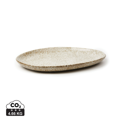 Picture of VINGA NUVEM SERVING PLATE in Beige.