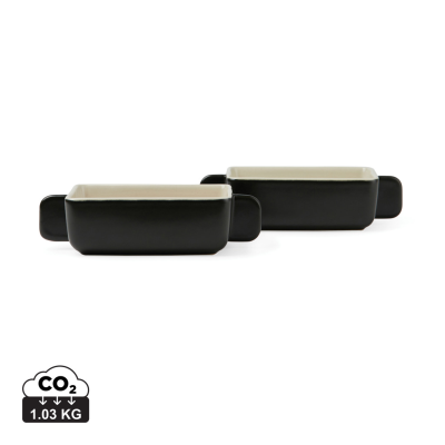 Picture of VINGA MONTE NEU MINI DISH 2 PCS in Black.