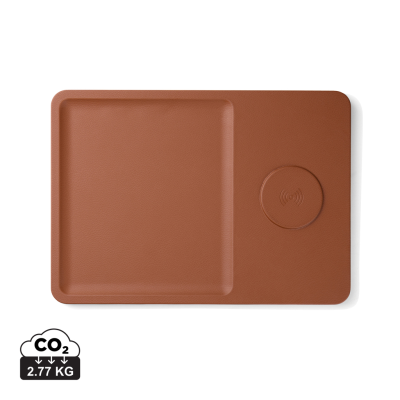 Picture of VINGA TIMO RCS DESK CHARGER AND ACCESSORY TRAY in Brown