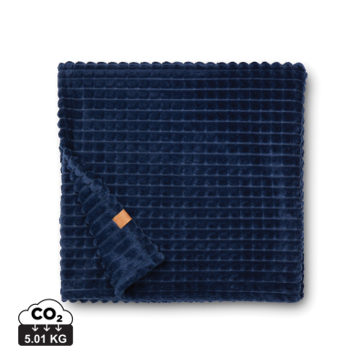 Picture of VINGA BRANSON GRS RPET BLANKET in Navy Blue