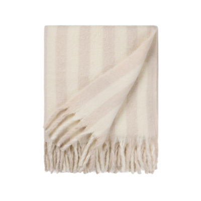 Picture of VINGA LIORO GRS WOOL BLEND BLANKET in Beige