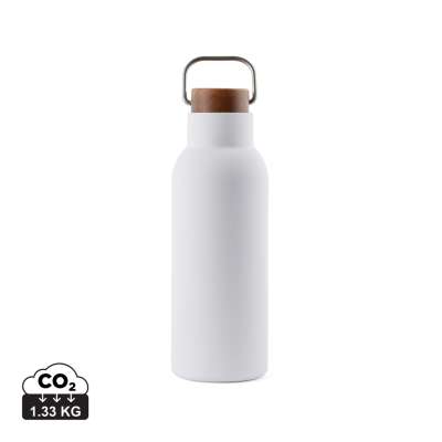 Picture of VINGA CIRO RCS RECYCLED VACUUM BOTTLE 580ML in White.