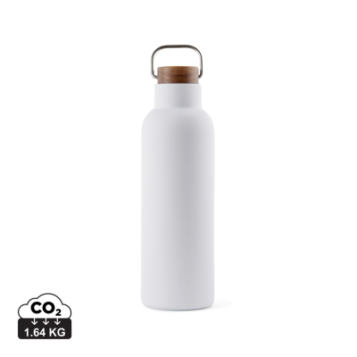 Picture of VINGA CIRO RCS RECYCLED VACUUM BOTTLE 800ML in White.