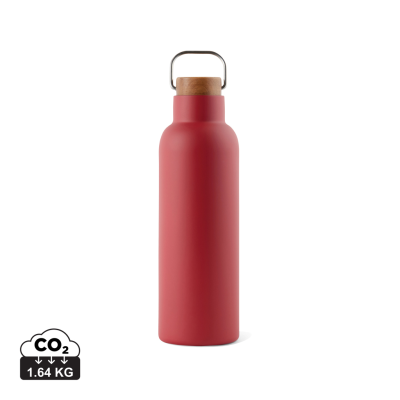 Picture of VINGA CIRO RCS RECYCLED VACUUM BOTTLE 800ML in Red.