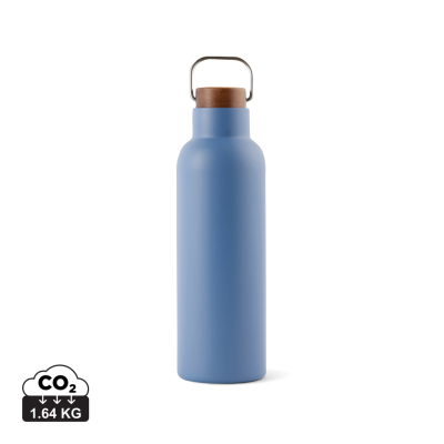 Picture of VINGA CIRO RCS RECYCLED VACUUM BOTTLE 800ML in Blue.