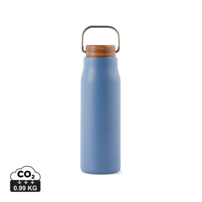 Picture of VINGA CIRO RCS RECYCLED VACUUM BOTTLE 300ML in Blue.