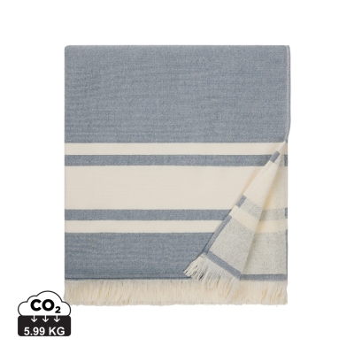 Picture of VINGA TOLO HAMMAM TERRY TOWEL in Navy, White