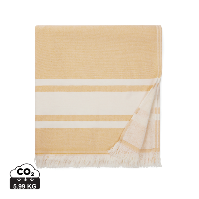 Picture of VINGA TOLO HAMMAM TERRY TOWEL in Yellow, Off White