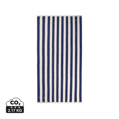 Picture of VINGA LAGOA GRS BEACH TOWEL in Navy, White
