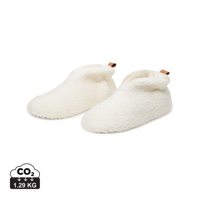 Picture of VINGA SANTOS RCS RECYCLED PET COSY SLIPPERS in Grey