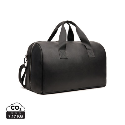Picture of VINGA BERMOND RCS RECYCLED PU WEEKEND BAG in Black