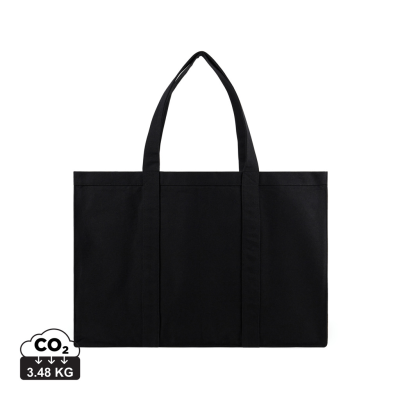 Picture of VINGA HILO AWARE™ RECYCLED CANVAS MAXI TOTE BAG in Black