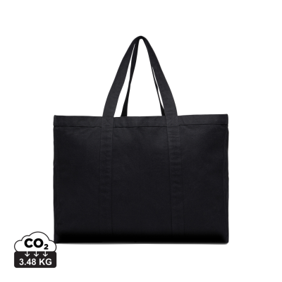 Picture of VINGA HILO AWARE™ RECYCLED CANVAS MAXI TOTE BAG in Black