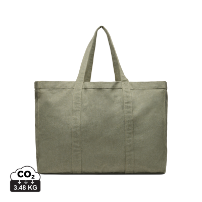 Picture of VINGA HILO AWARE™ RECYCLED CANVAS MAXI TOTE BAG in Green