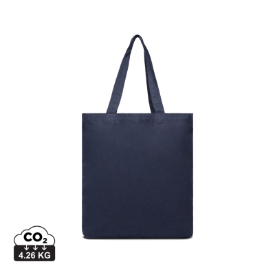 Picture of VINGA HILO AWARE™ RECYCLED CANVAS TOTE BAG in Navy Blue.