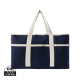 Picture of VINGA VOLONNE AWARE™ RECYCLED CANVAS BEACH BAG in Blue, Off White
