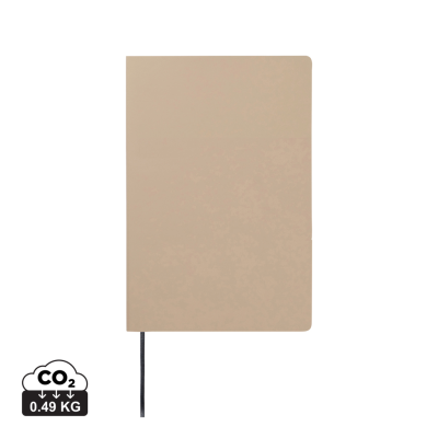 Picture of VINGA BALTIMORE RCS PU SOFTCOVER NOTE BOOK in Greige