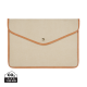 Picture of VINGA BOSLER GRS RECYCLED CANVAS 16 INCH LAPTOP SLEEVE in Beige