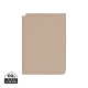 Picture of VINGA BALTIMORE RCS RECYCLED POLYESTER RFID PASSPORT COVER in Greige