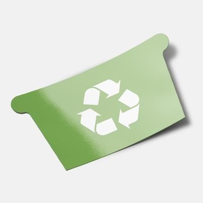 Picture of STANDARD SHAPE FRIDGE MAGNET - RECYCLING BOX