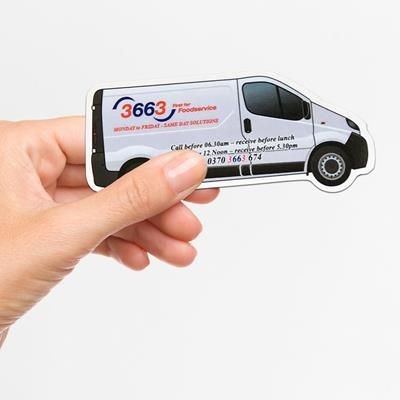 Picture of STANDARD SHAPE FRIDGE MAGNET - VAN