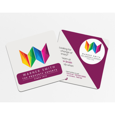 Picture of GREYBOARD COASTER in White
