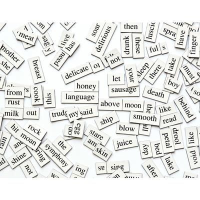 Picture of FRIDGE MAGNET - MAGNETIC WORDS