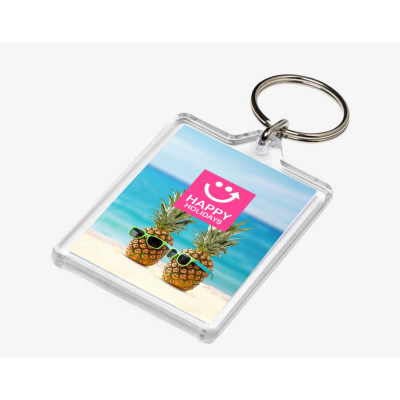 Picture of ACRYLIC INSERT KEYRING (C1)