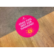 VINYL FLOOR GRAPHICS in Clear Transparent image 2