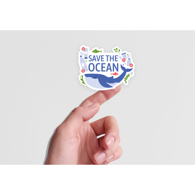 Picture of STICKER - PAPER - BIODEGRADABLE - 30MM DIA