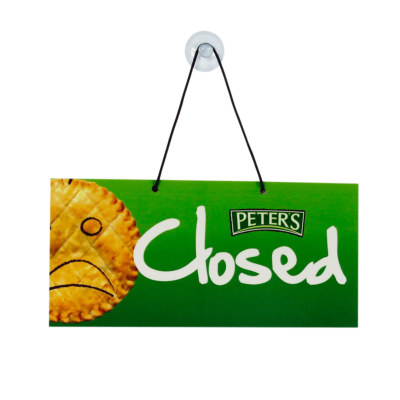 Picture of OPEN AND CLOSE SIGN.