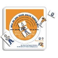 Picture of MAGNETIC JIGSAW CORK BACKED COASTER