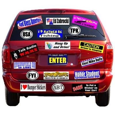 Picture of CAR BUMPER STICKER