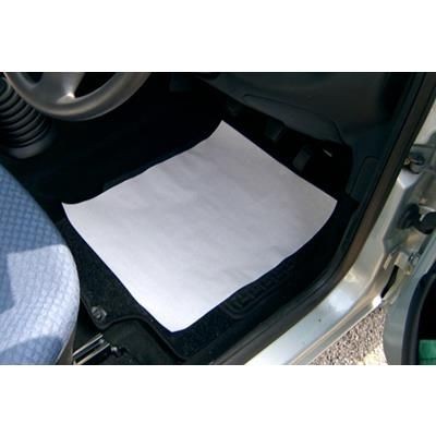 Picture of WHITE DISPOSABLE PAPER CAR MAT