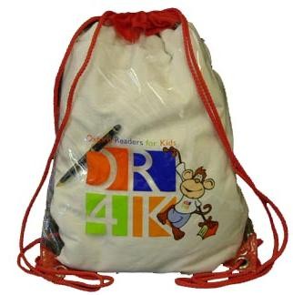 Picture of DRAWSTRING BACKPACK RUCKSACK in Clear PVC