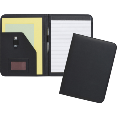 Picture of DARTFORD A4 CONFERENCE FOLDER in Black