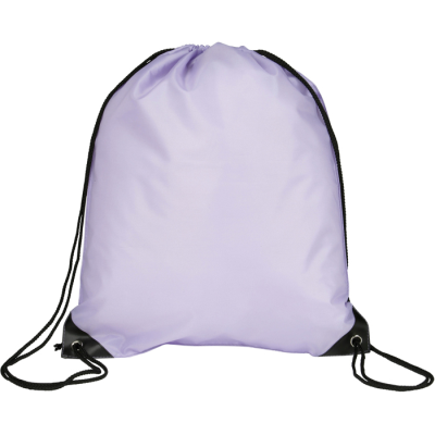 Picture of EYNSFORD BACKPACK RUCKSACK DRAWSTRING BAG in Lilac Purple.