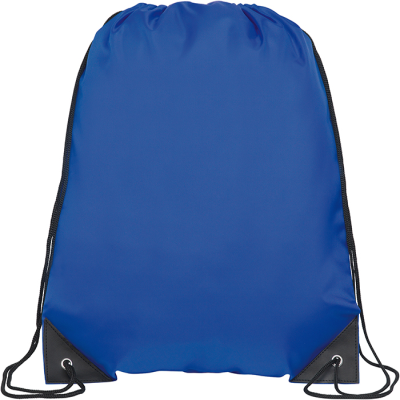 Picture of KINGSGATE RPET RECYCLED DRAWSTRING BAG in Royal Blue