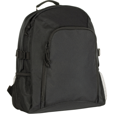 Picture of CHILLENDEN RPET RECYCLED BUSINESS BACKPACK RUCKSACK in Black.
