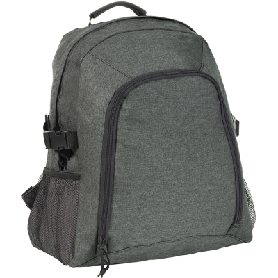 Picture of CHILLENDEN RPET RECYCLED BUSINESS BACKPACK RUCKSACK in Grey 2 Tone & Black.
