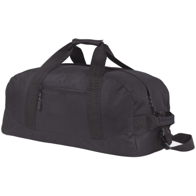 Picture of HEVER ECO RECYCLED RPET SPORTS HOLDALL in Black.