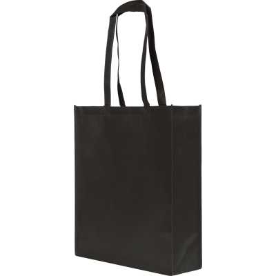 RAINHAM NON WOVEN SHOPPER TOTE in Black.