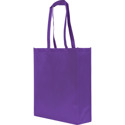 Picture of RAINHAM NON WOVEN SHOPPER TOTE in Purple.