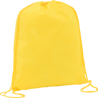 Picture of RAINHAM DRAWSTRING BACKPACK RUCKSACK BAG in Yellow