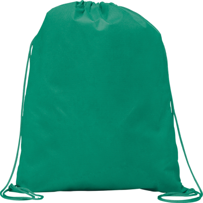 RAINHAM DRAWSTRING BACKPACK RUCKSACK BAG in Green Mid.