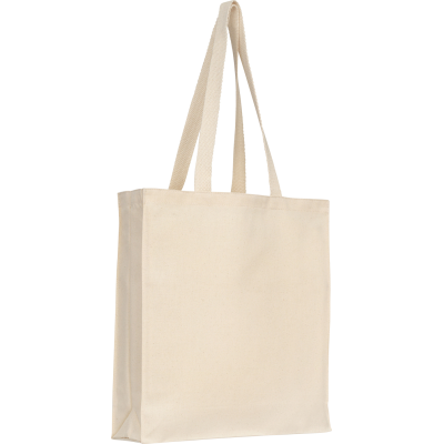 Picture of AYLESHAM ECO 8OZ COTTON CANVAS SHOPPER TOTE in Natural