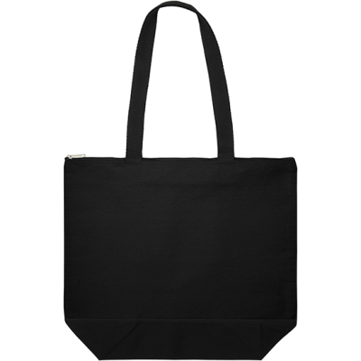 Picture of GREATSTONE ECO 12OZ COTTON DELUXE TOTE in Black