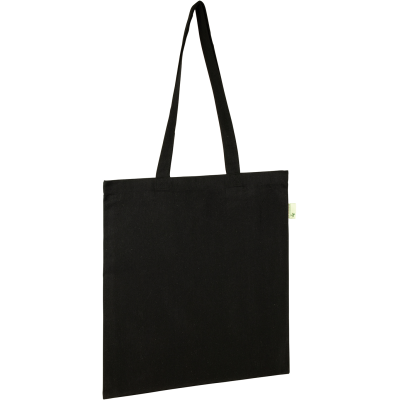 Picture of SEABROOK ECO 5OZ RECYCLED COTTON TOTE in Black