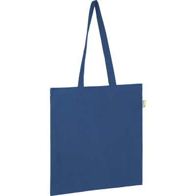 Picture of SEABROOK ECO 5OZ RECYCLED COTTON TOTE in Royal Blue.